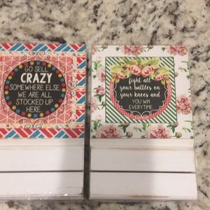 NWT chatter brick and print  set